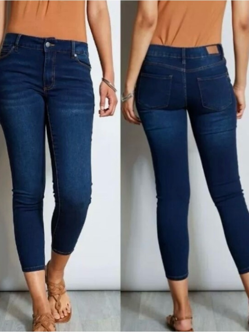 Dark Blue Women's Stretch Slim Jeans